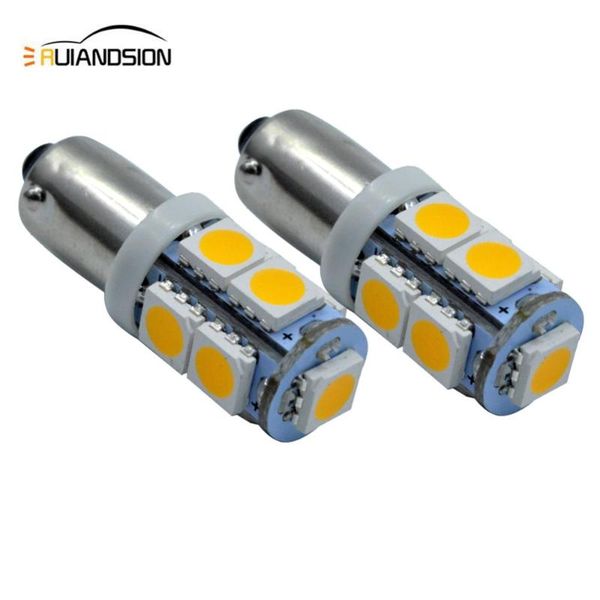 2x super bright 270lm ba9s t4w 9 smd car led bulbs no-polar 6v 12v license plate side marker reverse lamp 3000k lights
2x super bright 270lm ba9s t4w 9 smd car led bulbs no-polar 6v 12v license plate side marker reverse lamp 3000k lights