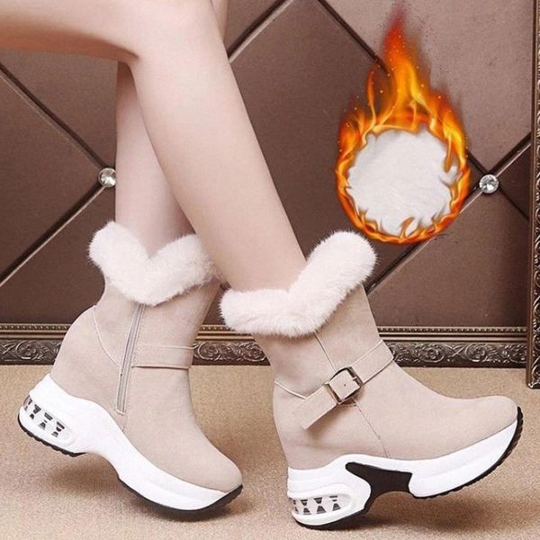 women winter boots furry fur platform snow boots hight increase ankle thick warm female shoes winter sneakers ladies boot #cc5c, Black
women winter boots furry fur platform snow boots hight increase ankle thick warm female shoes winter sneakers ladies boot #cc5c, Black