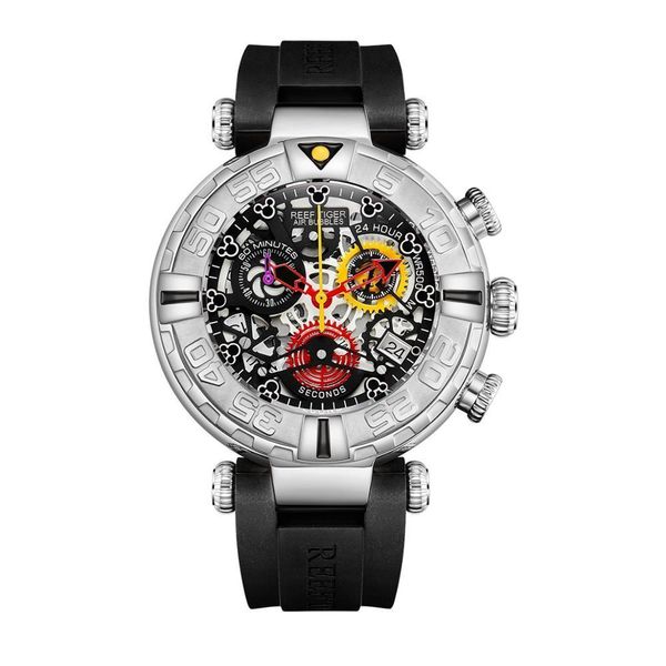men casual chronograph watch,mens wrist watches reef tiger man dress waterproof quartz wristwatch luxury montre homme rga3059-s t200409, Slivery;brown
men casual chronograph watch,mens wrist watches reef tiger man dress waterproof quartz wristwatch luxury montre homme rga3059-s t200409, Slivery;brown