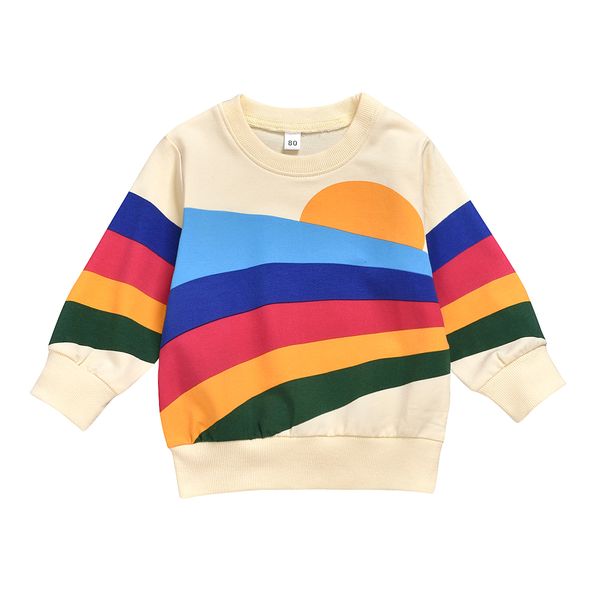 children's long sleeve round collar rainbow stripe simple solid color bottom hoodie lovely fashion warm comfortable children's coa, White;black
children's long sleeve round collar rainbow stripe simple solid color bottom hoodie lovely fashion warm comfortable children's coa, White;black