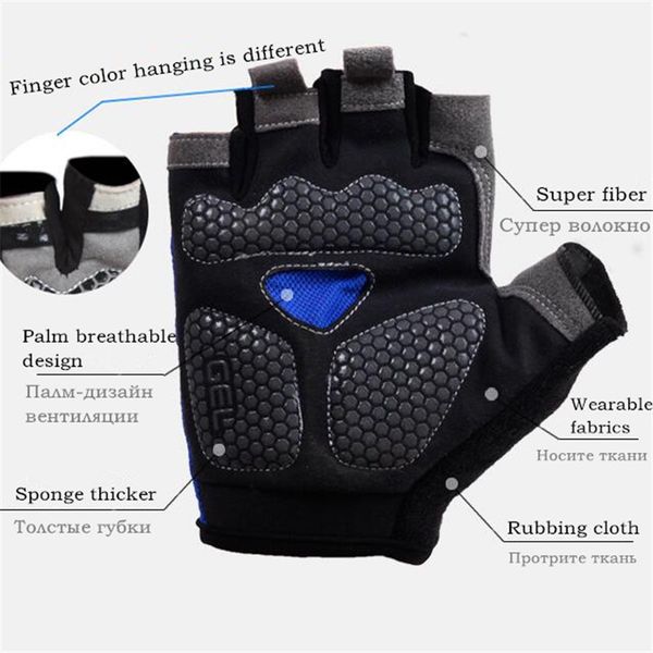 ckahsbi sport cycling half finger mens women' summer sports shockproof bike breathable gel mtb bicycle gloves, Blue;gray
ckahsbi sport cycling half finger mens women' summer sports shockproof bike breathable gel mtb bicycle gloves, Blue;gray