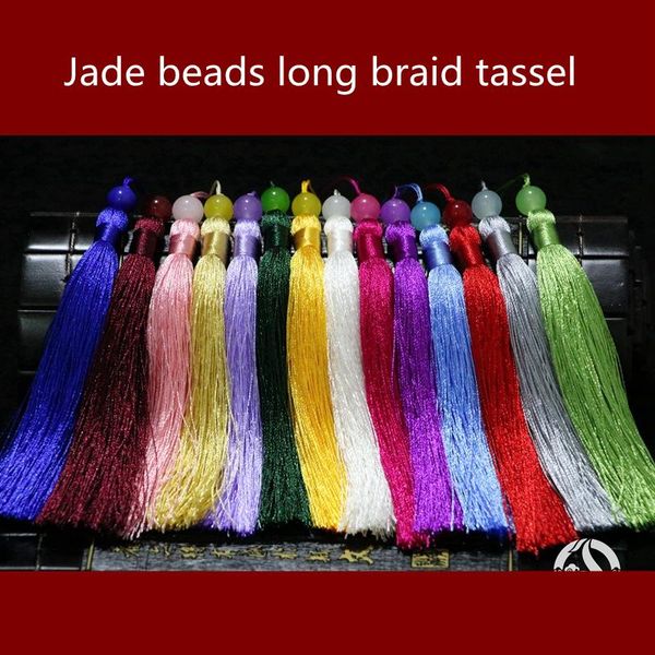 5 шт. джейд бусины длинные оплетки tassel diy подвеска ювелирные изделия браслет автомобильные ключи изготовления бахрома ориентирные кисточ
5 шт. джейд бусины длинные оплетки tassel diy подвеска ювелирные изделия браслет автомобильные ключи изготовления бахрома ориентирные кисточ