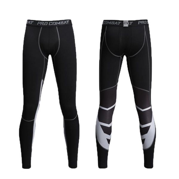 running pants sport tight men's elastic quick dry workout leggings compression fitness trousers basketball training, Black;blue
running pants sport tight men's elastic quick dry workout leggings compression fitness trousers basketball training, Black;blue