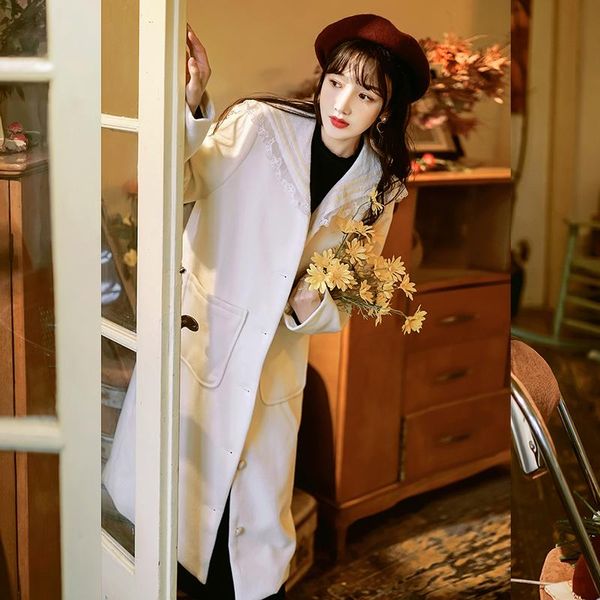 women's wool & blends 2021 fashion clothing turn-down collar single breasted solid full coat woman winter coats and jackets, Black
women's wool & blends 2021 fashion clothing turn-down collar single breasted solid full coat woman winter coats and jackets, Black