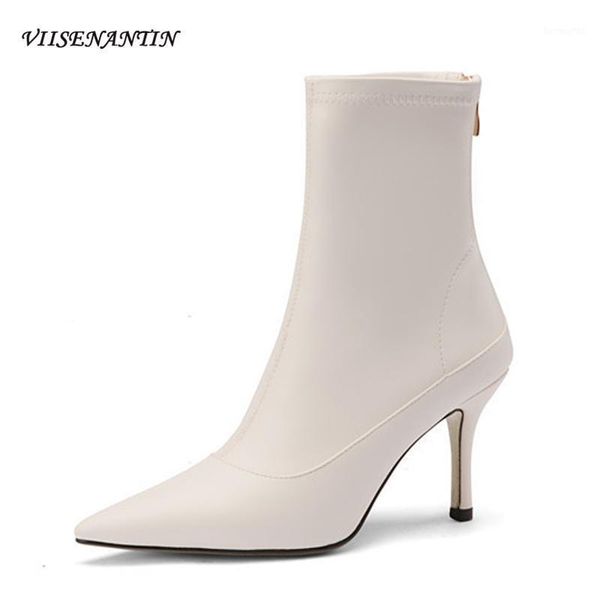 boots fashion short female stiletto all-match elastic pointed toe beige autumn and winter high heels ankle for women1, Black
boots fashion short female stiletto all-match elastic pointed toe beige autumn and winter high heels ankle for women1, Black