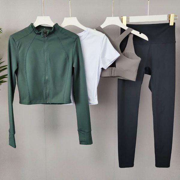 yoga clothing autumn and winter outdoor temperament xianqi morning running long exercise fitness suit for women, Gray
yoga clothing autumn and winter outdoor temperament xianqi morning running long exercise fitness suit for women, Gray
