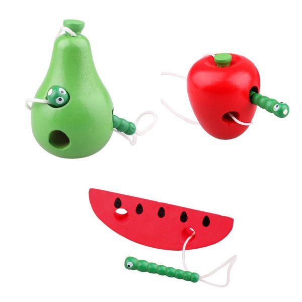 new kids educational toys fun wooden toy worm eat fruit apple pear early learning teaching baby toy gift
new kids educational toys fun wooden toy worm eat fruit apple pear early learning teaching baby toy gift