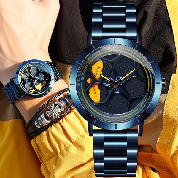 sanda new men's waterproof stainless sport quartz watches racing roulette fashion casual men's clock, Silver
sanda new men's waterproof stainless sport quartz watches racing roulette fashion casual men's clock, Silver