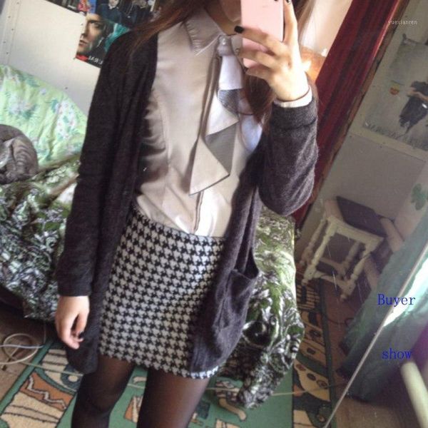 autumn women long sleeve woman sweater coat arrival loose cardigan new pocket knitted outwear jacket1, White
autumn women long sleeve woman sweater coat arrival loose cardigan new pocket knitted outwear jacket1, White