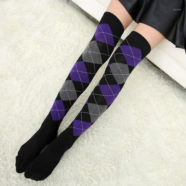 herfst en winter vrouwen kousen diamant rooster plaid ademend kleurrijke mode harajuku polyester dames over de knie1, Black;white
herfst en winter vrouwen kousen diamant rooster plaid ademend kleurrijke mode harajuku polyester dames over de knie1, Black;white