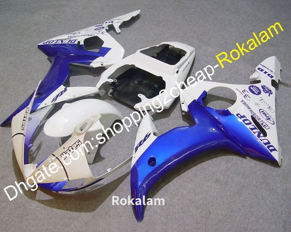 abs plastic for yamaha yzf600 yzf r6 05 yzfr-600 2005 motorcycle cowling blue white bodywork fairing kit (injection molding)
abs plastic for yamaha yzf600 yzf r6 05 yzfr-600 2005 motorcycle cowling blue white bodywork fairing kit (injection molding)
