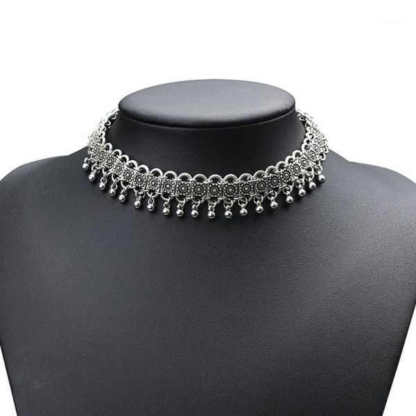 chokers bohemian bells tassel statement necklaces vintage silver color choker necklace charm jewelry turkish gypsy1, Golden;silver
chokers bohemian bells tassel statement necklaces vintage silver color choker necklace charm jewelry turkish gypsy1, Golden;silver