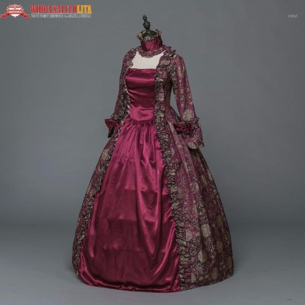gothic period medieval dresses ball gown period clothing masquerade queen reenactment theatre clothing1, Black;red
gothic period medieval dresses ball gown period clothing masquerade queen reenactment theatre clothing1, Black;red