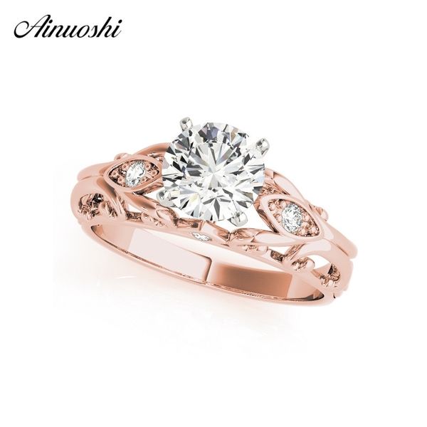 ainuoshi trendy 925 sterling silver wedding ring women engagement anniversary 1ct round rose gold color bridal rings jewelry y200106, Slivery;golden
ainuoshi trendy 925 sterling silver wedding ring women engagement anniversary 1ct round rose gold color bridal rings jewelry y200106, Slivery;golden