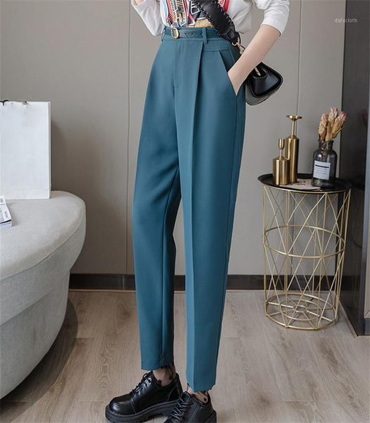 new 2020 spring winter women pants high waist loose formal elegant office lady ankle-length with belt pants1, Black;white
new 2020 spring winter women pants high waist loose formal elegant office lady ankle-length with belt pants1, Black;white