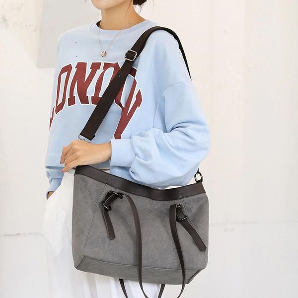 new woman casual canvas handbag female vintage shoulder bag large capacity crossbody bag solid color ladies totes bolsa feminina
new woman casual canvas handbag female vintage shoulder bag large capacity crossbody bag solid color ladies totes bolsa feminina