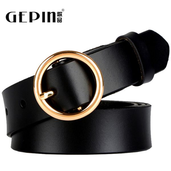 women's pure leather simple all kinds of belt black leisure korean decorative jeans with women, Black;brown
women's pure leather simple all kinds of belt black leisure korean decorative jeans with women, Black;brown