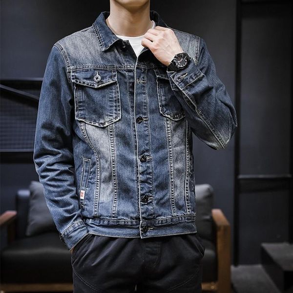 spring mens fashion stretch slim fit casual denim jackets streetwear single breasted lapel male outerwear coats plus size m-5xl, Black;brown
spring mens fashion stretch slim fit casual denim jackets streetwear single breasted lapel male outerwear coats plus size m-5xl, Black;brown