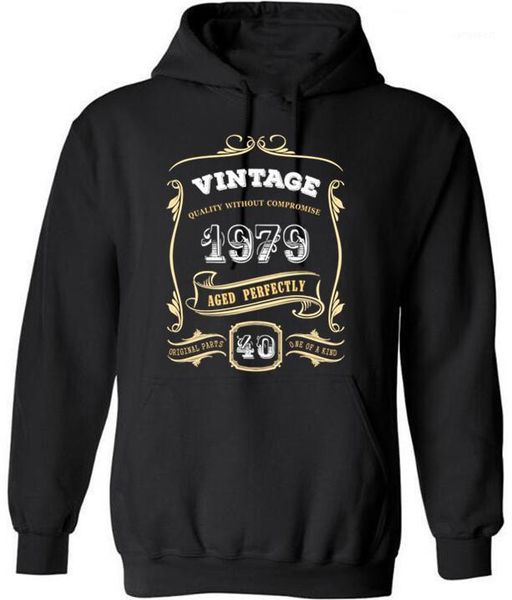 men's hoodies & sweatshirts 40th birthday gift gold vintage 1979 aged perfectly men hoodies, fashion cotton 20211, Black
men's hoodies & sweatshirts 40th birthday gift gold vintage 1979 aged perfectly men hoodies, fashion cotton 20211, Black