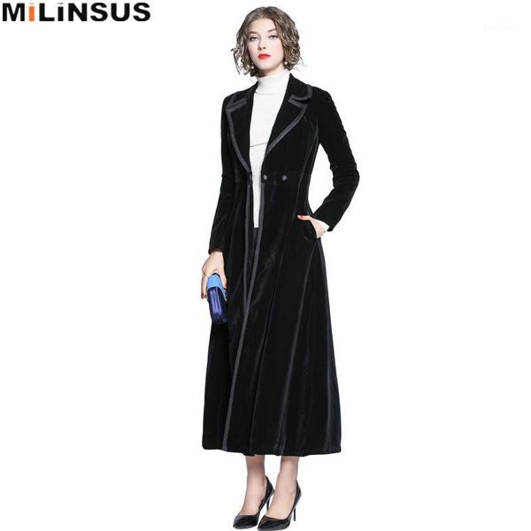 2020 autumn winte brand black velour long women trench coats vintage wrap maxi coat warm outwear woman korean clothes1, Tan;black
2020 autumn winte brand black velour long women trench coats vintage wrap maxi coat warm outwear woman korean clothes1, Tan;black