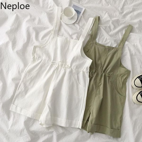 neploe 2020 new summer women casual solid strap wide leg shorts playsuits drawstring slim waist fashion rompers overalls 4a2451, Black;white
neploe 2020 new summer women casual solid strap wide leg shorts playsuits drawstring slim waist fashion rompers overalls 4a2451, Black;white