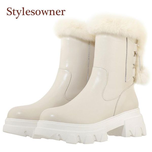новая зима середины трубки плюс velvet snow boots натуральная кожа все-матч круглый toe lace-up толстой подошве высота увеличение мода обувь, Black
новая зима середины трубки плюс velvet snow boots натуральная кожа все-матч круглый toe lace-up толстой подошве высота увеличение мода обувь, Black