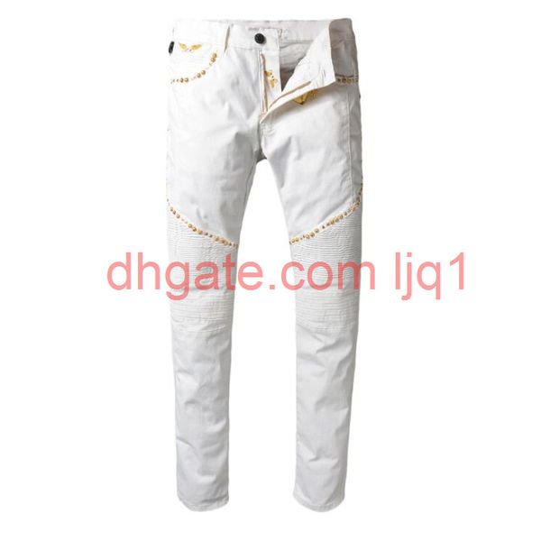 jeans men jeans robin new rivet metal tag golden wings casual robin biker gerade male jeans, Blue
jeans men jeans robin new rivet metal tag golden wings casual robin biker gerade male jeans, Blue