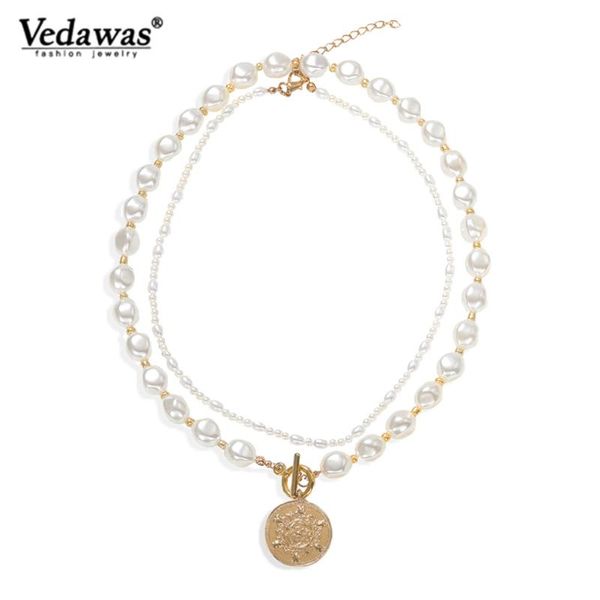vedawas sweet romantic series metal small fresh pearl necklace for women simple double pearl ladies banquet necklace, Golden;silver
vedawas sweet romantic series metal small fresh pearl necklace for women simple double pearl ladies banquet necklace, Golden;silver