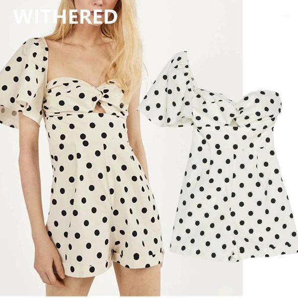 withered ins fashion blogger vintage dot single shoulder summer playsuit women rompers womens combinaison femme playsuits women1, Black;white
withered ins fashion blogger vintage dot single shoulder summer playsuit women rompers womens combinaison femme playsuits women1, Black;white