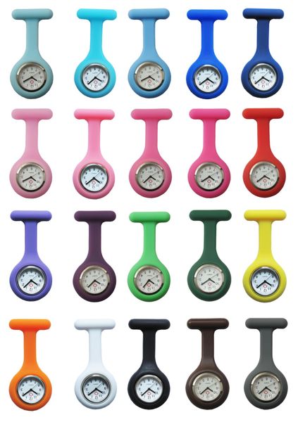 dhl silicone nurse medical watch pocket watches doctor christmas gifts colorful fob tunic watch mixed colors, Slivery;golden 
dhl silicone nurse medical watch pocket watches doctor christmas gifts colorful fob tunic watch mixed colors, Slivery;golden
