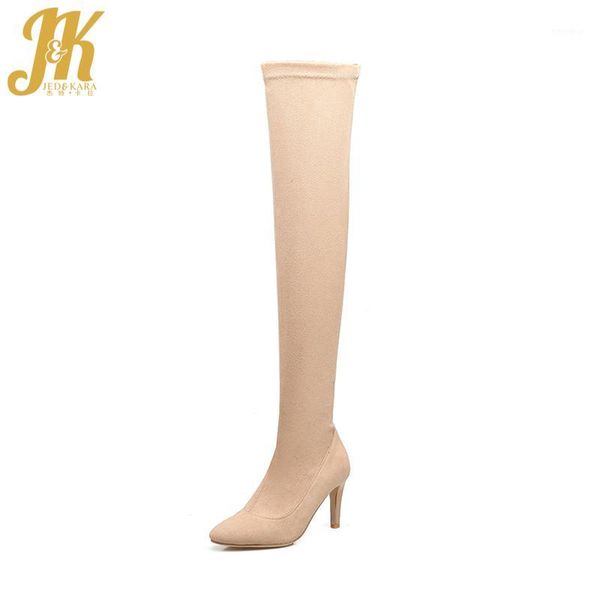 jk 2020 winter lady stretch boots women thin high heels shoes woman over knee boot pointed toe warm footwear big size 461, Black
jk 2020 winter lady stretch boots women thin high heels shoes woman over knee boot pointed toe warm footwear big size 461, Black