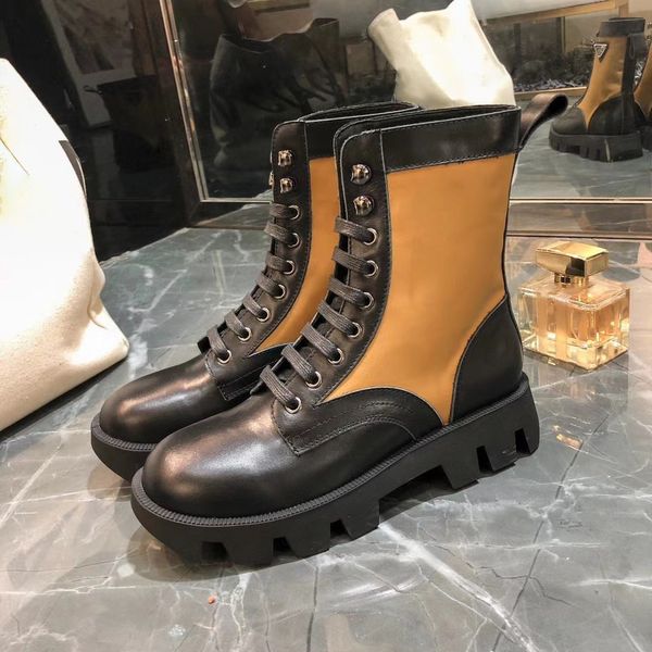 designer womens boots luxury black camel leather stitching nylon round head flat heel with box size 35-40
designer womens boots luxury black camel leather stitching nylon round head flat heel with box size 35-40