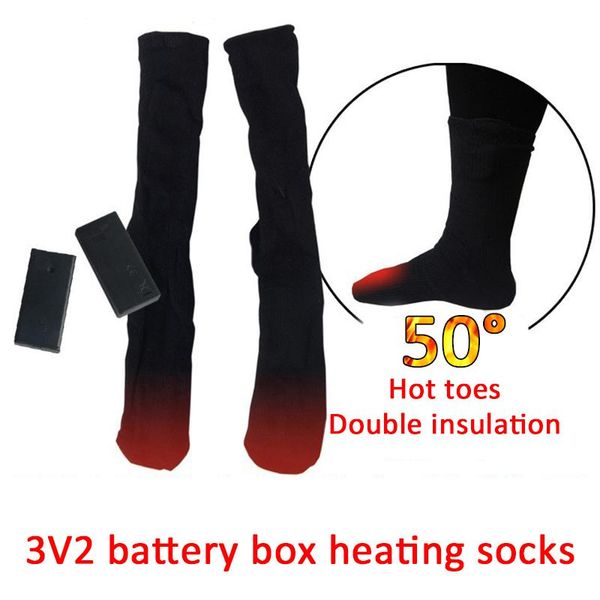 men's socks electric heated battery power self-heating prevent cold thermal foot treasure warm-sock outdoor sports, Black
men's socks electric heated battery power self-heating prevent cold thermal foot treasure warm-sock outdoor sports, Black