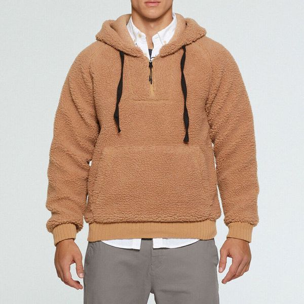 mens winter fleece fur sweatshirts long sleeve hooded hoodies loose sweatshirt outwear warm soft coat jacket red blue khaki kg-191, Black
mens winter fleece fur sweatshirts long sleeve hooded hoodies loose sweatshirt outwear warm soft coat jacket red blue khaki kg-191, Black