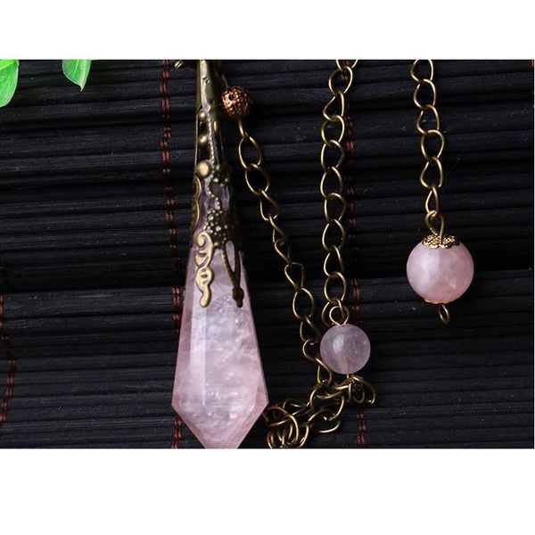 reiki rose crystal pendulums for dowsing healing crystals chakra pendulum charms necklace filigree pendant qyltbc, Black
reiki rose crystal pendulums for dowsing healing crystals chakra pendulum charms necklace filigree pendant qyltbc, Black