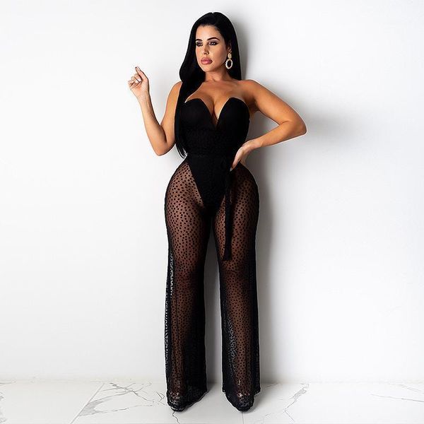1c wholesale clothing strapless net wide-leg jumpsuit can private custom label if and only if meet our minimum requirement1, Black;white
1c wholesale clothing strapless net wide-leg jumpsuit can private custom label if and only if meet our minimum requirement1, Black;white