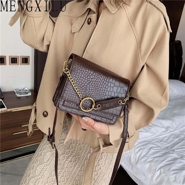 mengxilu fashion brand handbag alligator pu flap pocket messenger bag leather chain shoulder strap crossbody bags for women 2020 
mengxilu fashion brand handbag alligator pu flap pocket messenger bag leather chain shoulder strap crossbody bags for women 2020