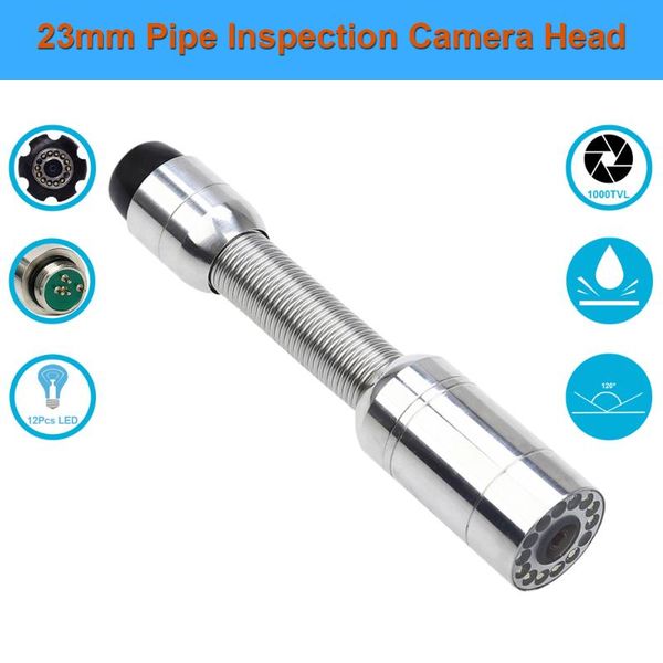 cameras 23mm head with 12pcs led lights drain pipe sewer snak wall pipeline inspection replace camera
cameras 23mm head with 12pcs led lights drain pipe sewer snak wall pipeline inspection replace camera