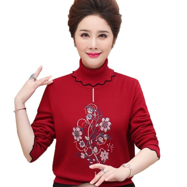 mid-aged mother winter women plus velvet thicken warm knit women's sweaters new casual pullovers r585 bsjp, White;black
mid-aged mother winter women plus velvet thicken warm knit women's sweaters new casual pullovers r585 bsjp, White;black
