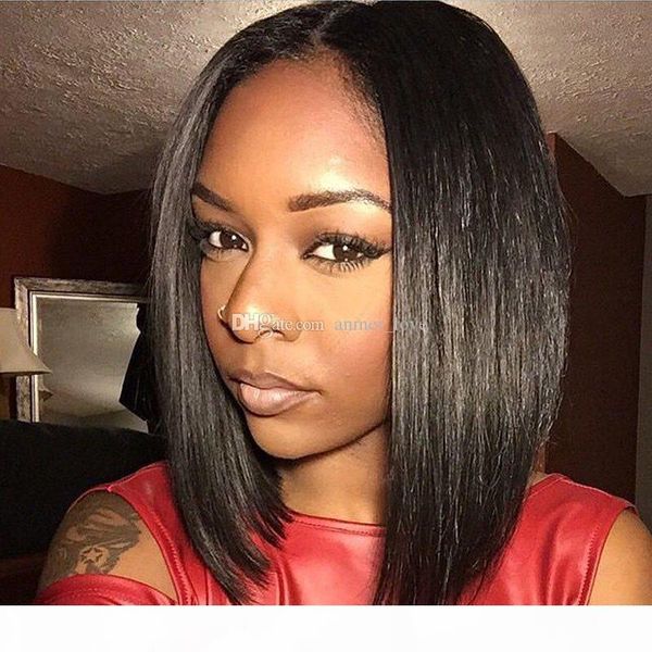 100% brazilian glueless 4x4 lace front human hair wig 130 density for black woman with baby hair natural hairline no shedding, Black;brown
100% brazilian glueless 4x4 lace front human hair wig 130 density for black woman with baby hair natural hairline no shedding, Black;brown