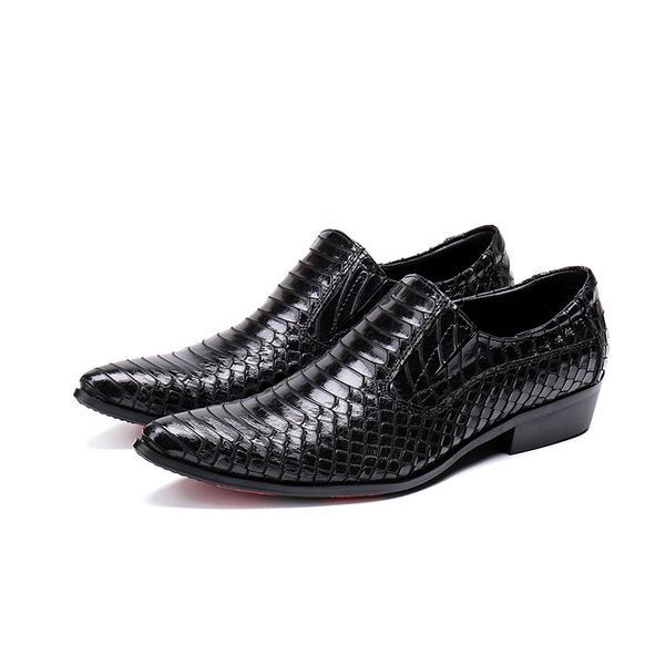 2020 male mark toe heel python men's skin slither in serpentine moccasins as wedding shoes chassenes hommes 6vai, Black
2020 male mark toe heel python men's skin slither in serpentine moccasins as wedding shoes chassenes hommes 6vai, Black