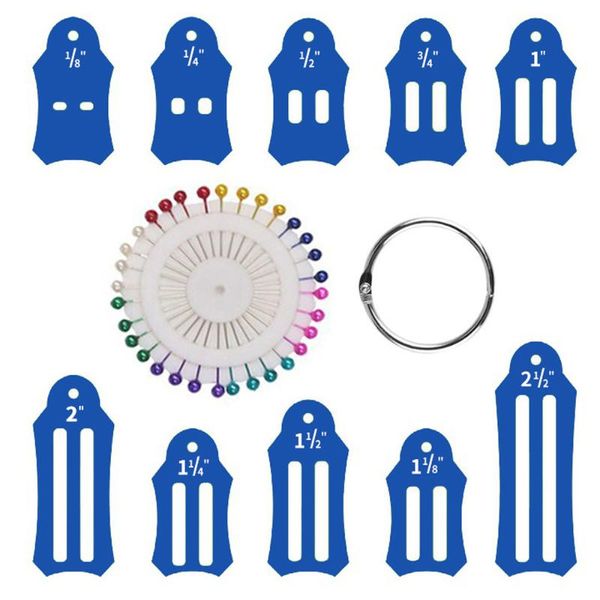 sewing notions & tools double fold bias tape maker tool kit with 40pcs of quilting pins and storage chain fabric set accessories, Black
sewing notions & tools double fold bias tape maker tool kit with 40pcs of quilting pins and storage chain fabric set accessories, Black