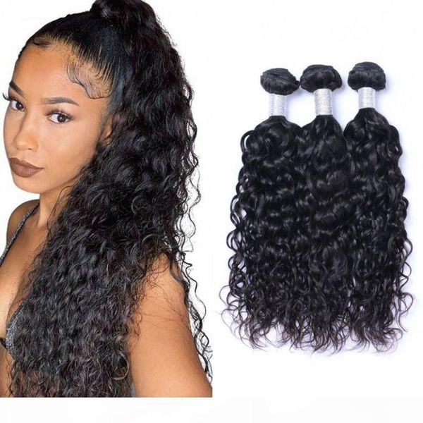 peruvian hair water wave bundles wet and wavy natural human hair double weft human hair extensions 6-26inch 3 bundles, Black
peruvian hair water wave bundles wet and wavy natural human hair double weft human hair extensions 6-26inch 3 bundles, Black