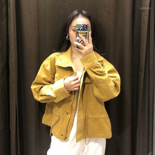 2021 new autumn women jacket solid button pockets long sleeves turn-down collar short coat female fashion casual women clothes1, Black;brown
2021 new autumn women jacket solid button pockets long sleeves turn-down collar short coat female fashion casual women clothes1, Black;brown