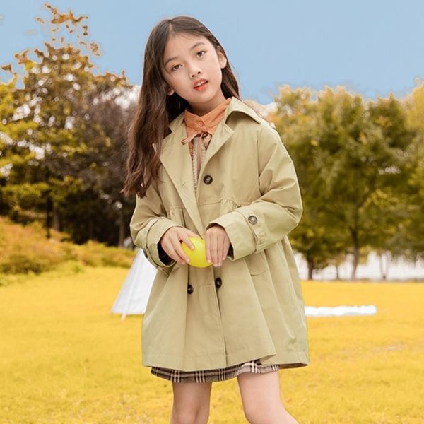 coat girls notched lapel double breasted trench jacket outer garment, Blue;gray
coat girls notched lapel double breasted trench jacket outer garment, Blue;gray