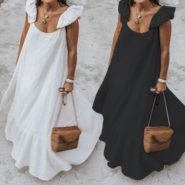 лето sundress женщина bohemian твердых maxi платье повседневного сыпучие женщина sexy рукава robe длинных оборки vestidos plus size, Black;gray
лето sundress женщина bohemian твердых maxi платье повседневного сыпучие женщина sexy рукава robe длинных оборки vestidos plus size, Black;gray