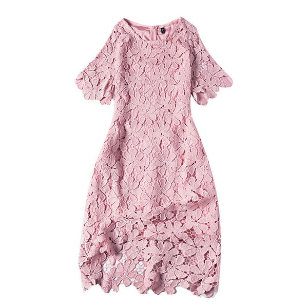 2021 new plusi size women summer fashion carved openwork streewear elegant pink lace qxym, Black;gray
2021 new plusi size women summer fashion carved openwork streewear elegant pink lace qxym, Black;gray