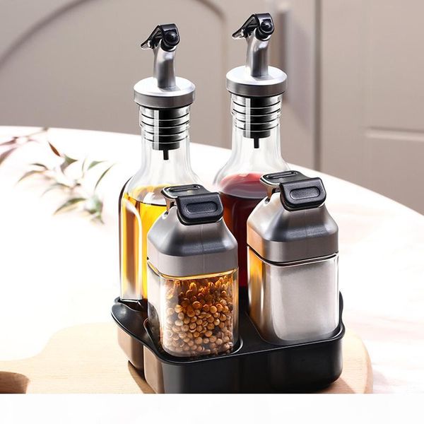 5 unids set de cocina de vidrio condimento botellas aceite botellas frascos cajas especias
5 unids set de cocina de vidrio condimento botellas aceite botellas frascos cajas especias