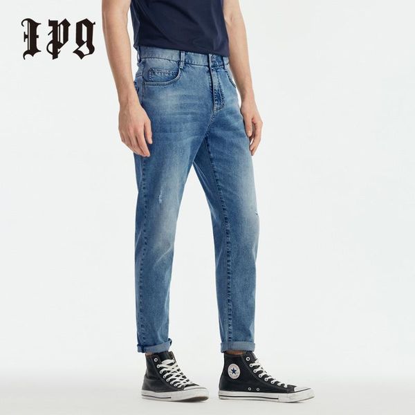 ipg 2020 new fashion men's jeans summer spring slim brand casual pants denim pant thin stretchy men trousers 805211, Blue
ipg 2020 new fashion men's jeans summer spring slim brand casual pants denim pant thin stretchy men trousers 805211, Blue