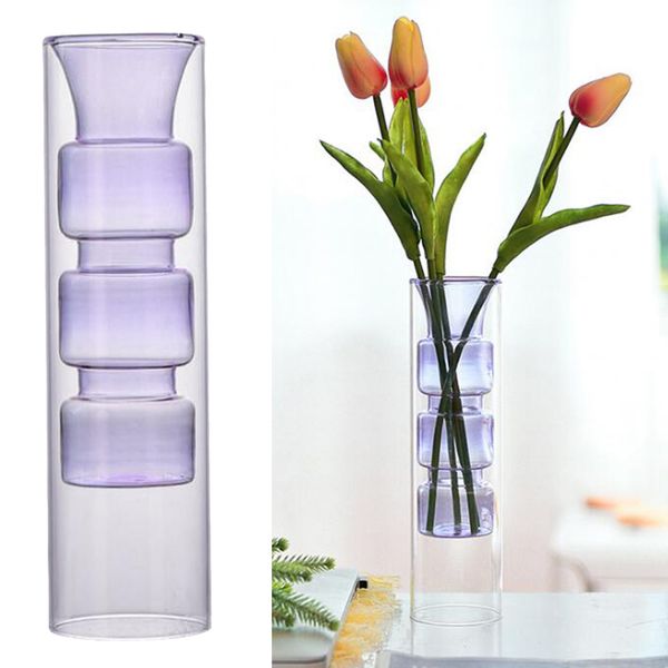 decoration nordic style double-layer stained glass vase hydroponic flower vase home office living room party deskdecor centerpieces
decoration nordic style double-layer stained glass vase hydroponic flower vase home office living room party deskdecor centerpieces